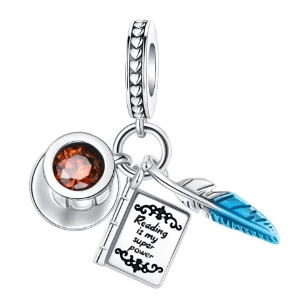 Pingentes de Xícara de Café em Prata de Lei 925 para Fazer Joias DIY Pulseira Colar Pingente Feminino Joia Fina Presente