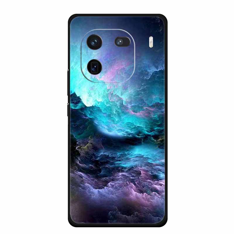 Phone Case For Vivo iQOO 12 Case iQOO12 Pro Funda Black Silicone Soft Back Cover Coque For Vivo iQOO 12 Pro Case 6.78" Capas Bag