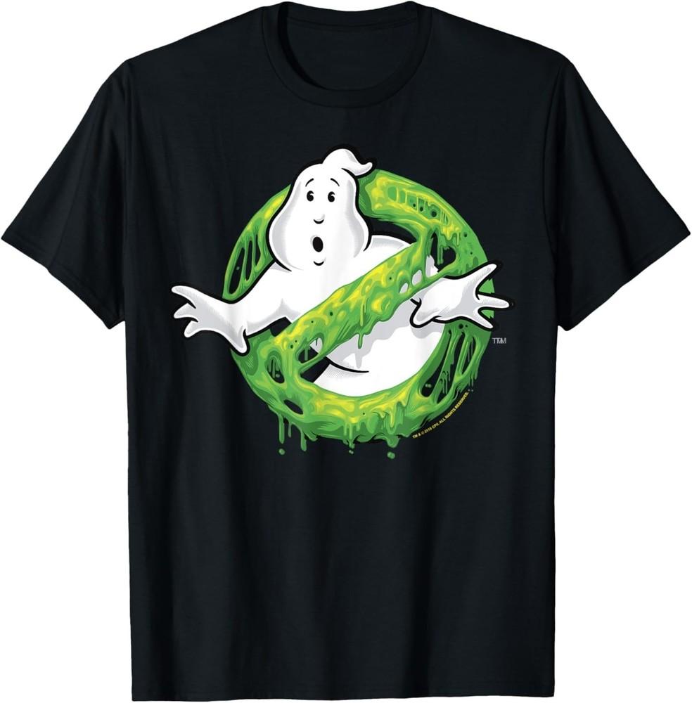 Ghostbusters Classic Slime Ghost Logo Graphic T-Shirt T-Shirt