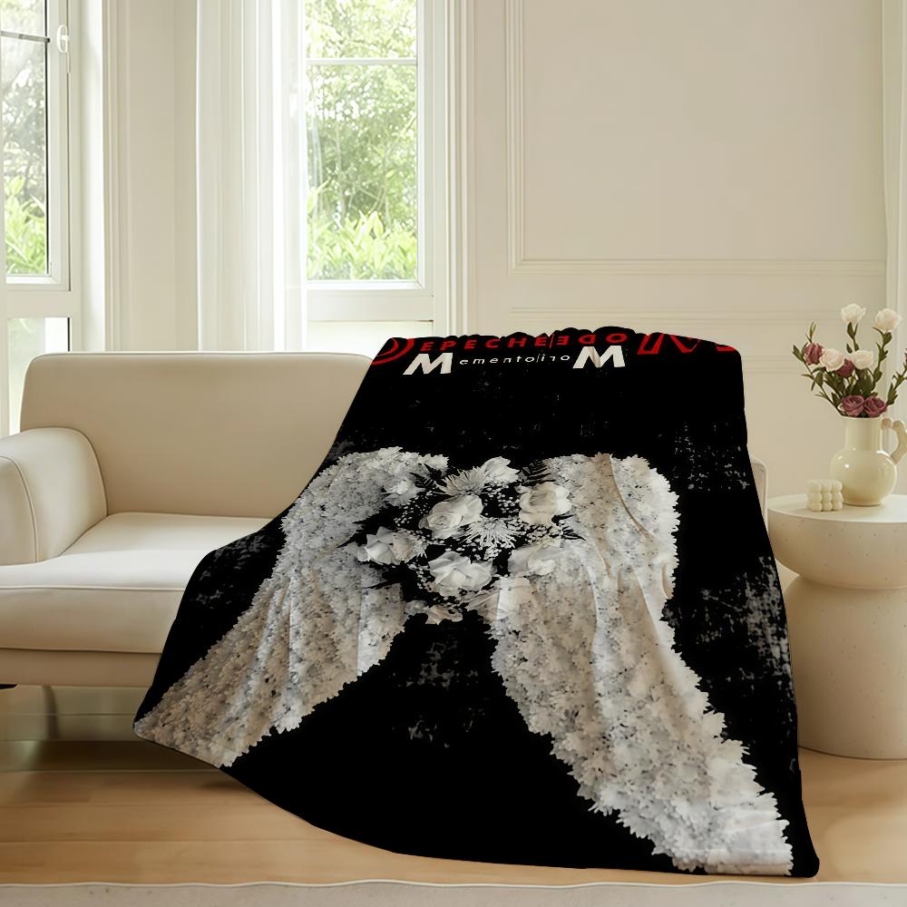 Coperta D depeche M modeS per Divano Ufficio Letto Viaggio in Aereo Sonno Lettura Relax Campeggio Morbida e Calda