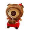 Elk Capybara Plush Toy Santa Claus Capybara Fluffty Doll Capybara Plush Doll  Home Decor