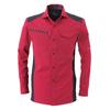 CO-COS A-9078 Stretch Long Sleeve Shirt, Workwear, Summer, Cool To the Touch, Anti-Static, JIS UV Protection, Deodorizing, Men's, Unisex, Red, SS