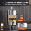 304 Stainless Steel Kettle, 30L Beer Brew Fermentor, Brew Bucket Fermentor for Brewing, Home Brewing Supplies with Base, Kettle Stock Pot Includes