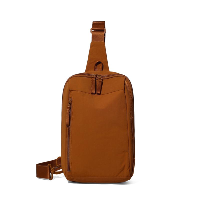 Travel Crossbody Bag Women's Chest Bag Solid Color Shoulder Bag