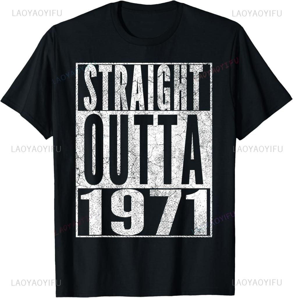 Classic 1971 Limited Edition 54th Birthday Classic Car T-Shirt Funny Shirt Casual Personalized Clothing Ropa Hombre Unisex