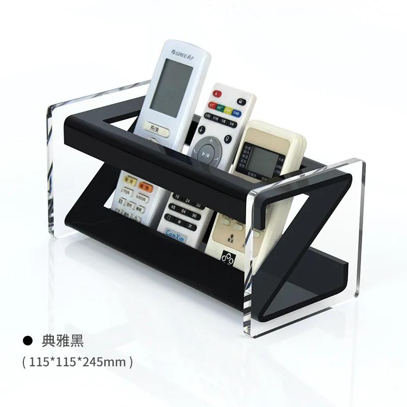 INS Luxury Coffee Table Acrylic Remote Control Holder and Desk Organizer Creative Multi Functional Decorative Storage Rack 2390₽