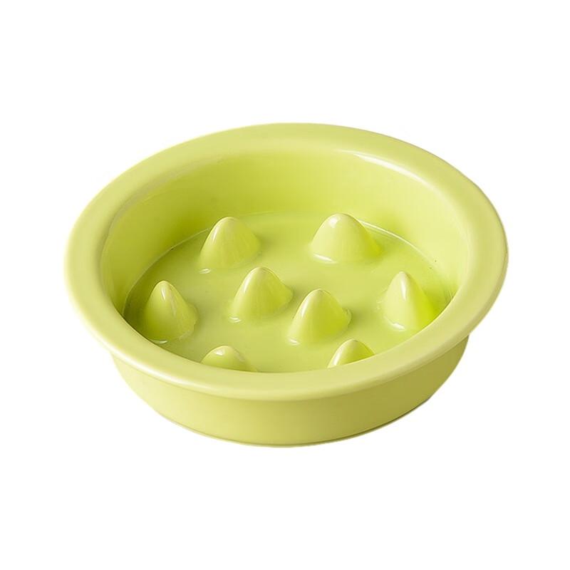 YXPET Ceramic Anti-Choke Slow Feeder Cat Bowl