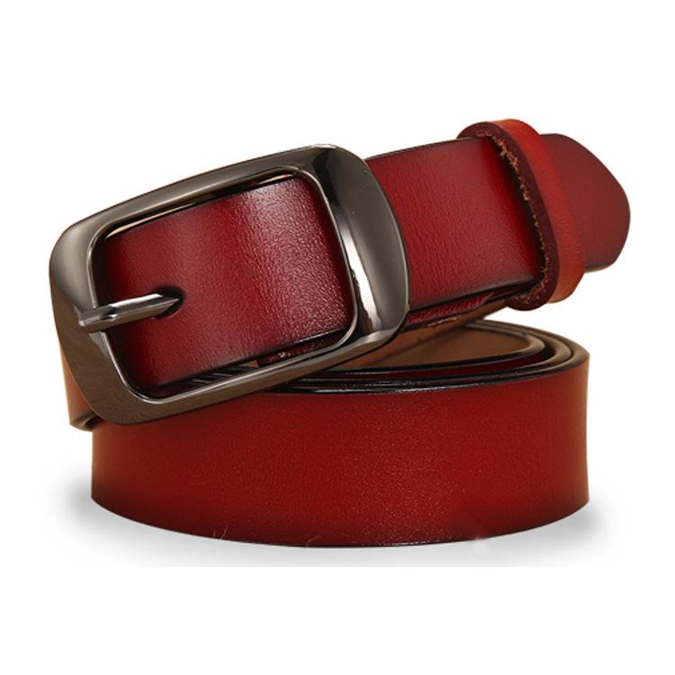 Popular Women'S Belt, Women'S Leather Belt, Pure Cowhide Belt, Women'S Pin Buckle, Women'S Model