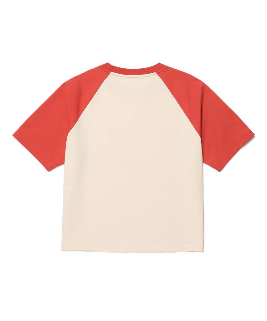 SNOWPEAK APPAREL Aerocool Women'S Color Block Short Sleeve T-Shirt (S26Mwfts29) Red