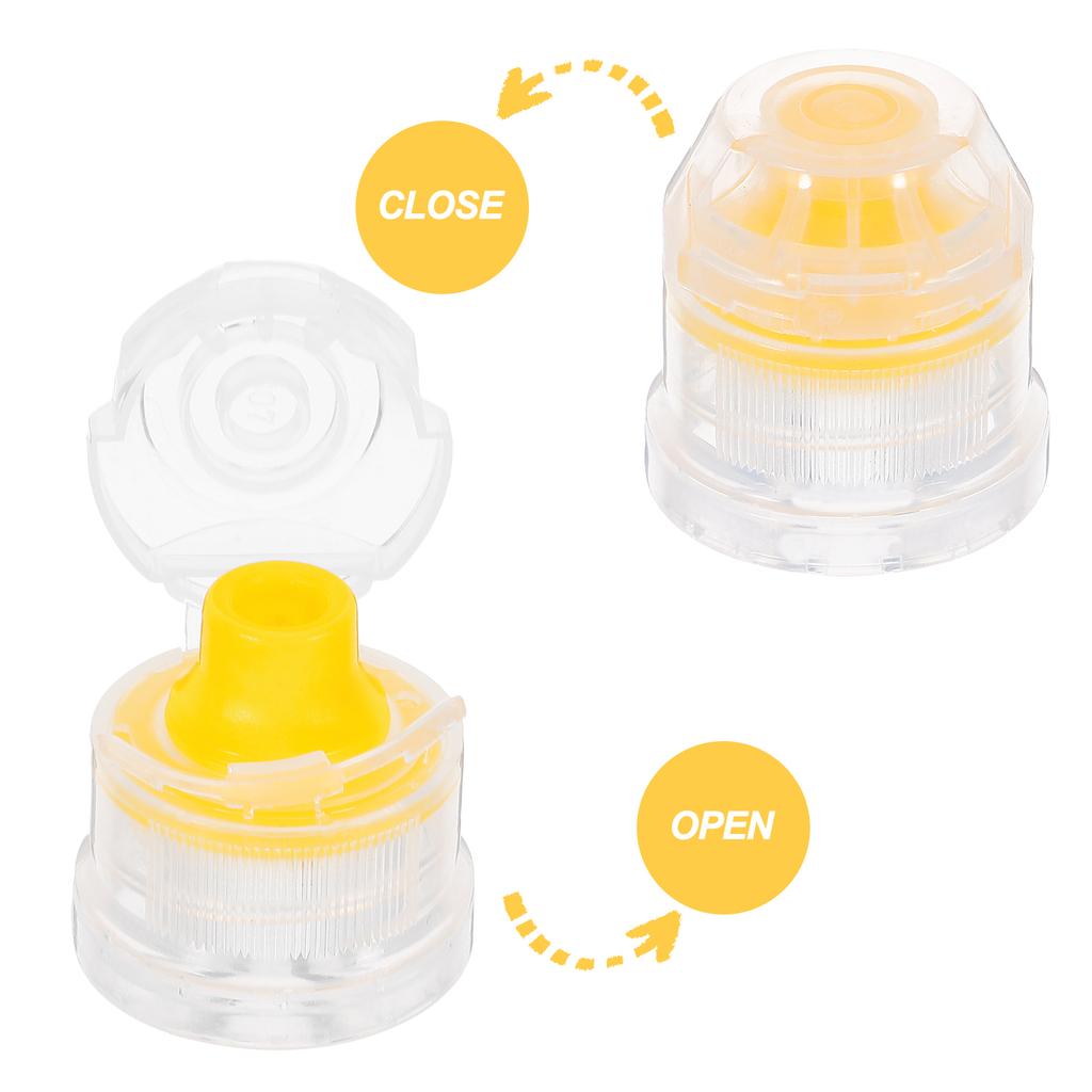10Pcs Durable Pointed Spout Caps Versatile Lids Reusable Replacement Bottle Tops Sports Drink Covers Soda Jar Sealing