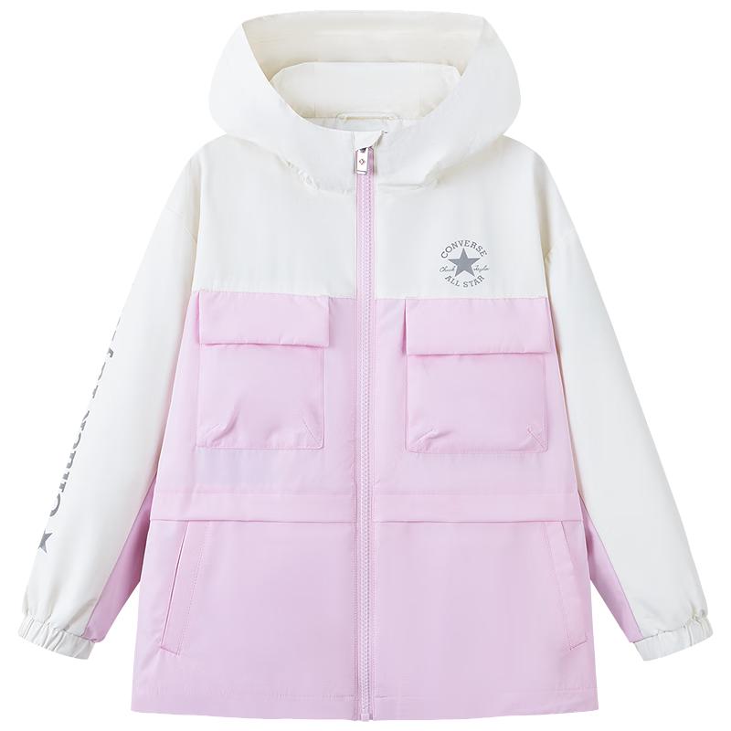 Converse Kids' Hooded All-Weather Fleece Windbreaker