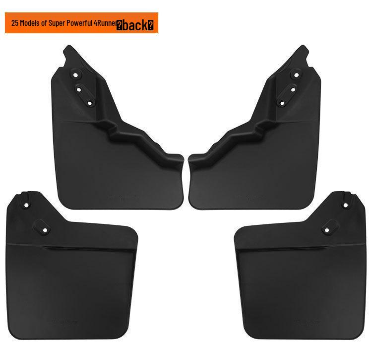 Toyota Tundra & 4Runner 2025 Soft Rubber Mud Flaps for Car Tires - Leather Exterior Cross-border Modification