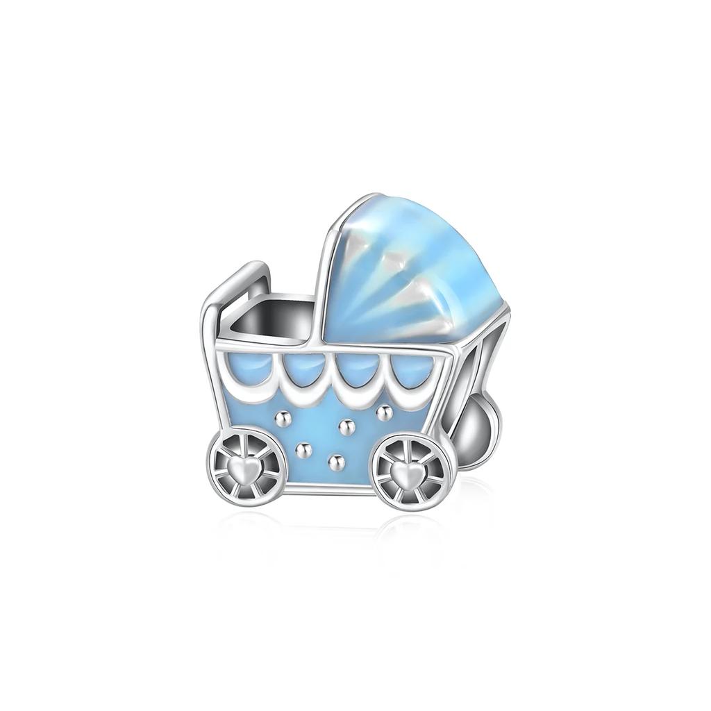 New Original Copper Swan Charms Bead Baby Shoe Flower Leaves Beads Fit 4Mm Bracelets Diy Jewelry Birthday Gift