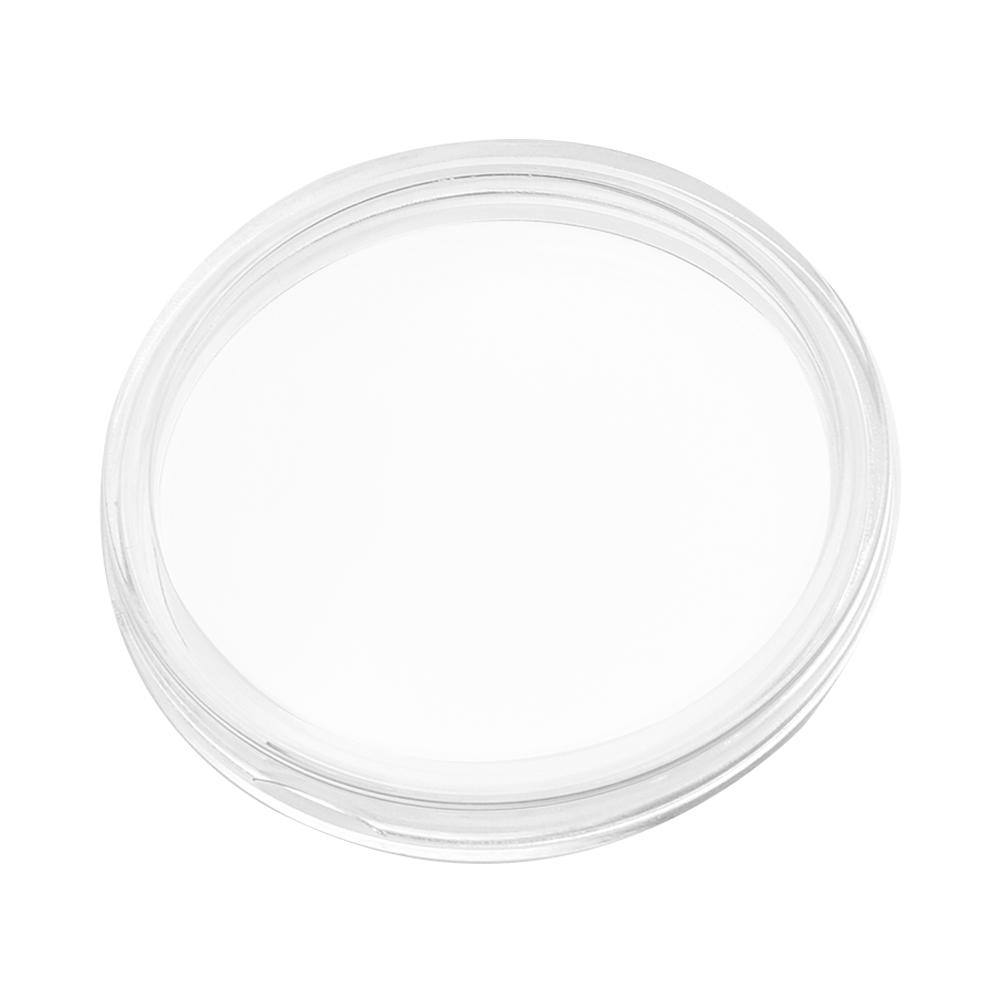 Clear Panda Coin Holder Commemorative Gifts Medal Organizer Plastic Protect Reusable Round Capsule Storage Box