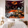 Halloween Wall Decor Tapestry Art For Pet Memorial Birthdaywedding Party Backdrop Family Gift