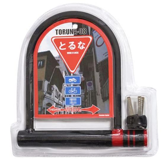 

TORUNA Motorcycle TORUNA08 U-Lock, Wide, Black,