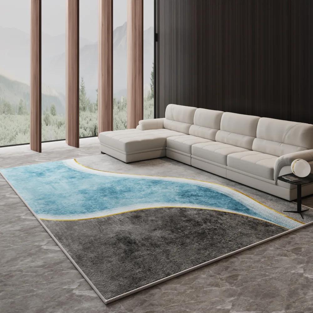 Tappeto Nordico di Lusso Leggero – Tappeto Grande per Soggiorno | Per Sotto Divano e Tavolino, Arredo Camera da Letto e Salotto