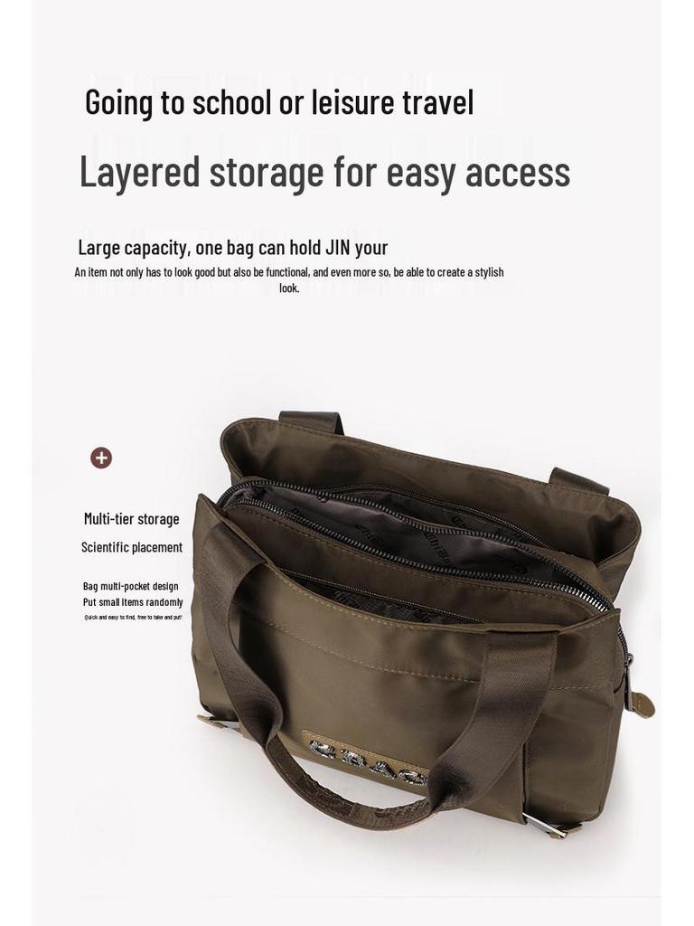 Oxford Stoff Dame Tote & Skulderveske - Trendy Pendler Håndveske