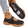 Women Fashion Mesh Platform Casual Shoes Hook and Loop Closure Lightweight Breathable Slip On Comfortable Walking Sneakers