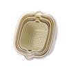 8pcs Household Kitchen Tools Double Layer Multi-function Sink Strainer Fruit Vegetable Washing Bowl Plastic Drain Basket