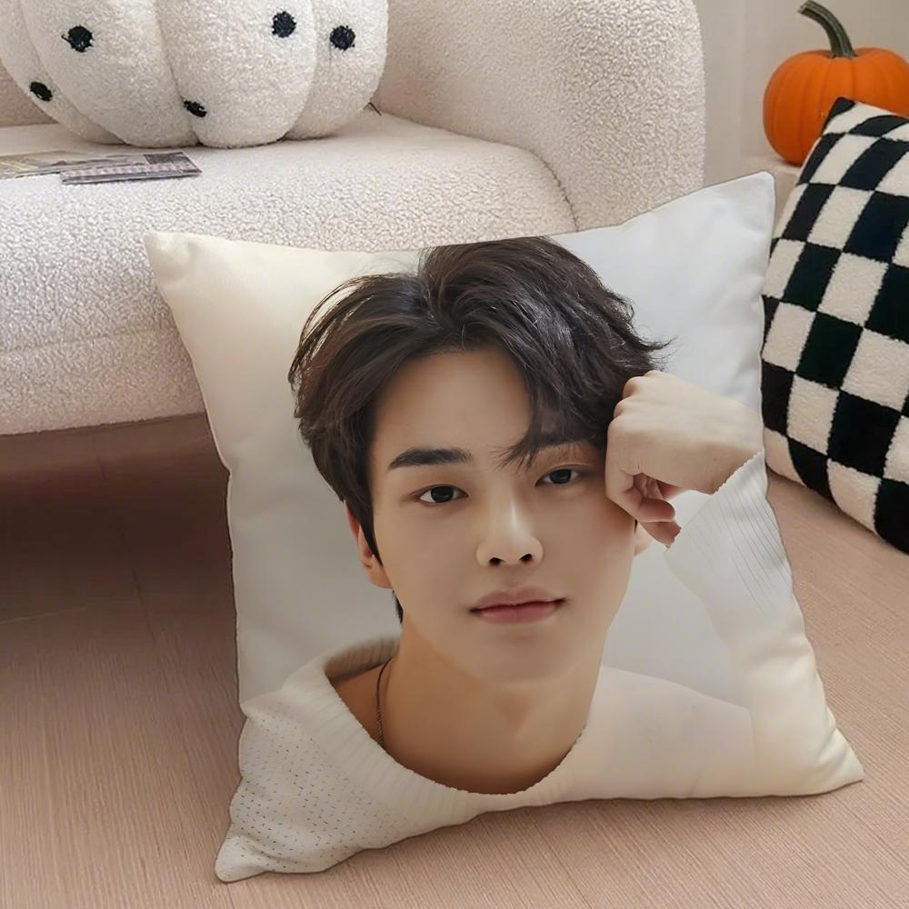 Handsome Charming Korean Actor SSong Kang Cushion Cover Throw Pillow Cover Hidden Button Durable Polyester Chair Cushion