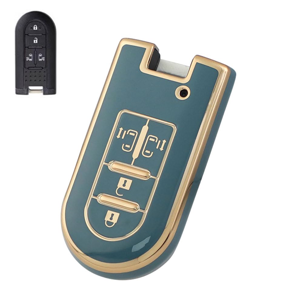 [LETINGFAR] Smart Key Case for Toyota Daihatsu Key Cover TPU серый