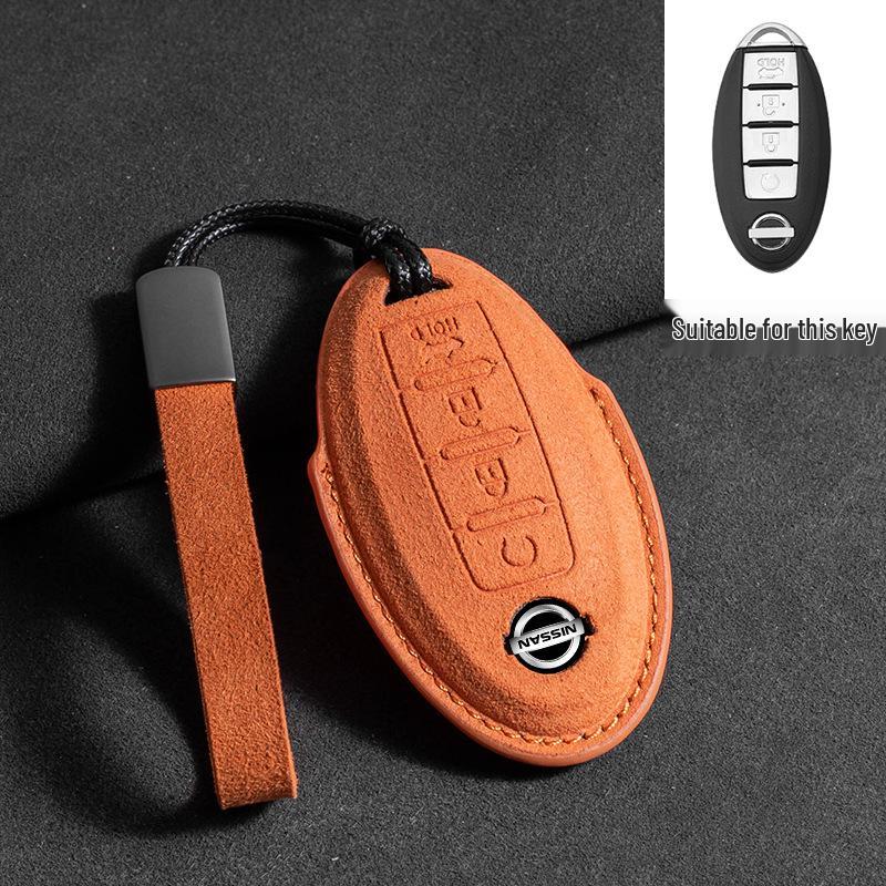 Nissan Car Key Cover for Altima, Sylphy (14th Gen), Qashqai, X-Trail, Tiida, Bluebird, Kicks, Tanlu, Loulan