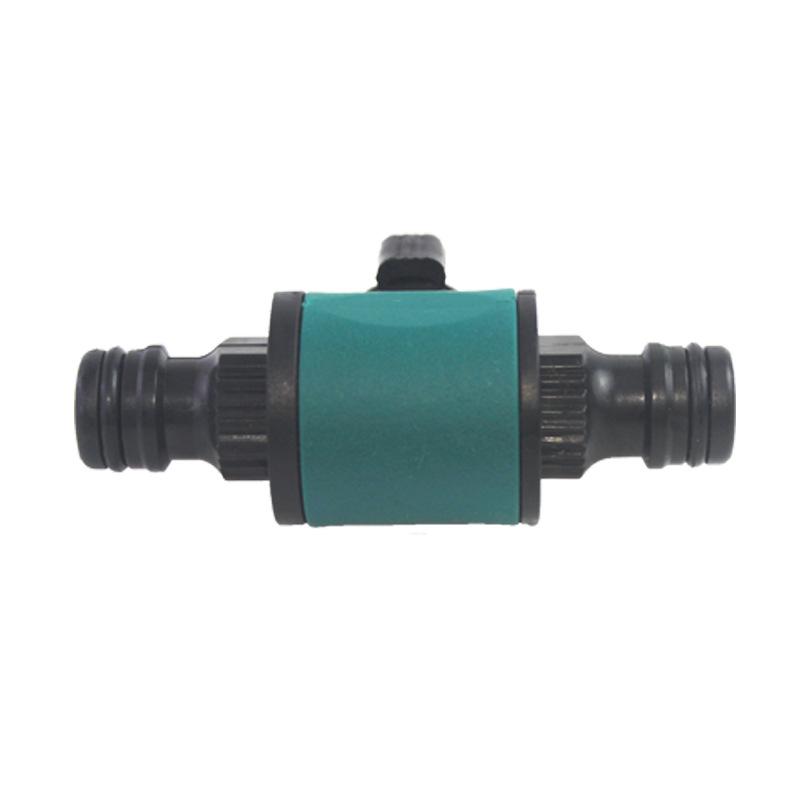 

Two-Way Plastic Water Pipe Adapter with Switch Valve and Quick-Connect