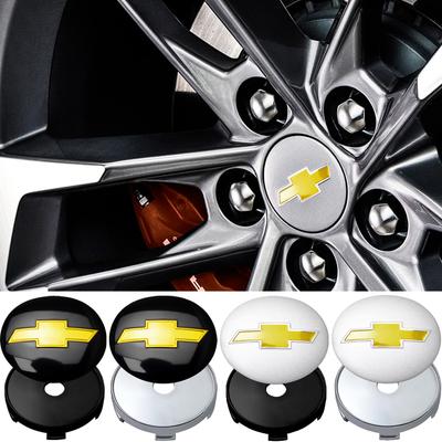 4Pcs 56/60mm Car Styling Car Wheel Hub Center Badge Caps Auto Decorative Accessories for Cruze Captiva Spark Onix