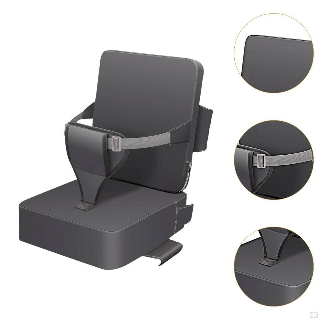 Siedzisko podwyższające do stołu jadalnego Przenośna podkładka na krzesełko do karmienia Dzieci Dzieci 39cmx39cmx10cm Ciemny