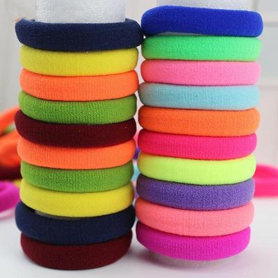 10 peças mulheres meninas elásticos elásticos de borracha multicoloridos cordas de cabelo acessórios de moda