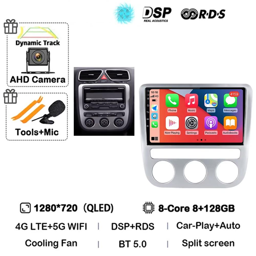 Android 14 for volkswagen vw scirocco eos 2009-2014 car radio carplay Multimedia automatic main unit gps navigation stereo