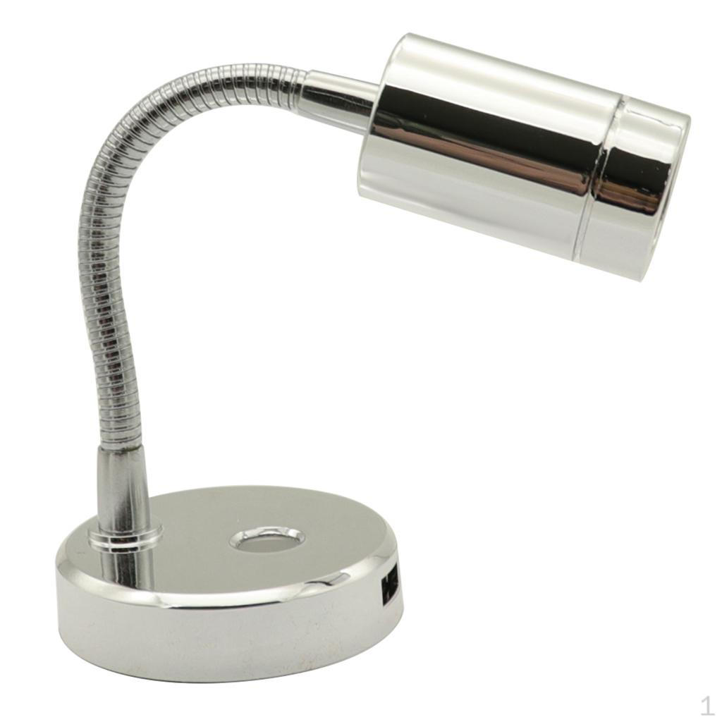 Degree Rotation Yacht RV Reading Light Camper Bed Lamp Control Caravan Interior Lamp, Wall