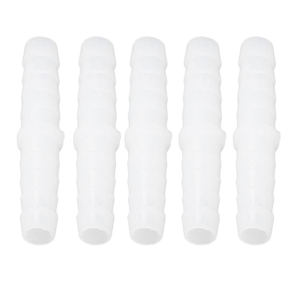 10Pcs Plastic Hose Barb Fitting Straight Equal Barbed Splicer Mender Joint Union Adapter