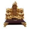 [Alloy Resin] Taishan Stone Gantang Wholesale Antique Style Double Lion Living Room Office Decoration Craft Collectible