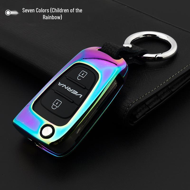 Hyundai Mistra, Elantra, ix35, Santa Fe, Sonata 9, Tucson Genuine Leather Car Key Cover