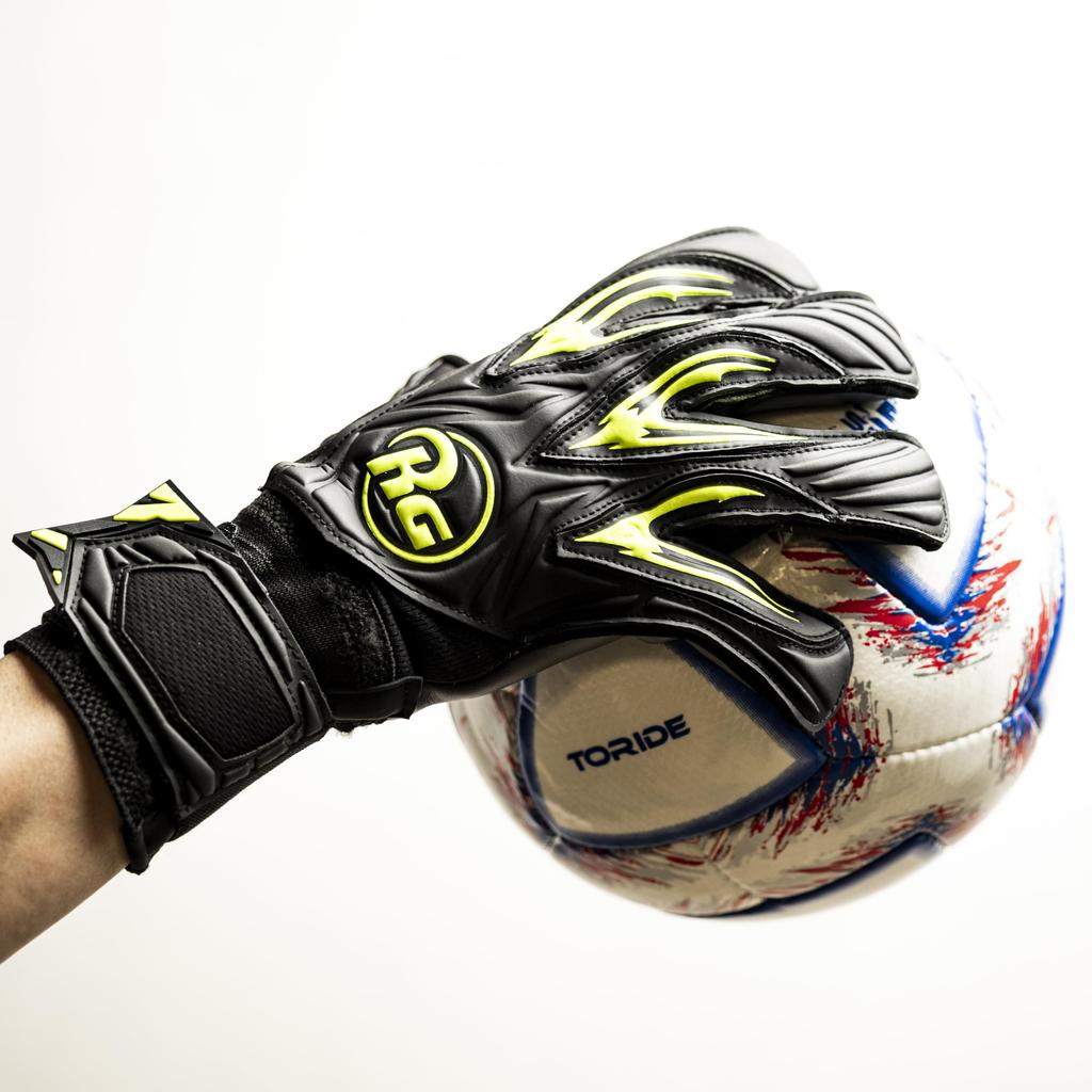 Äkta RG målvaktshandskar Aspro Black Out Japan Japansk modell 4 färger Aspro Black Out Contact Black (RG) (Gul, Nej. 10)