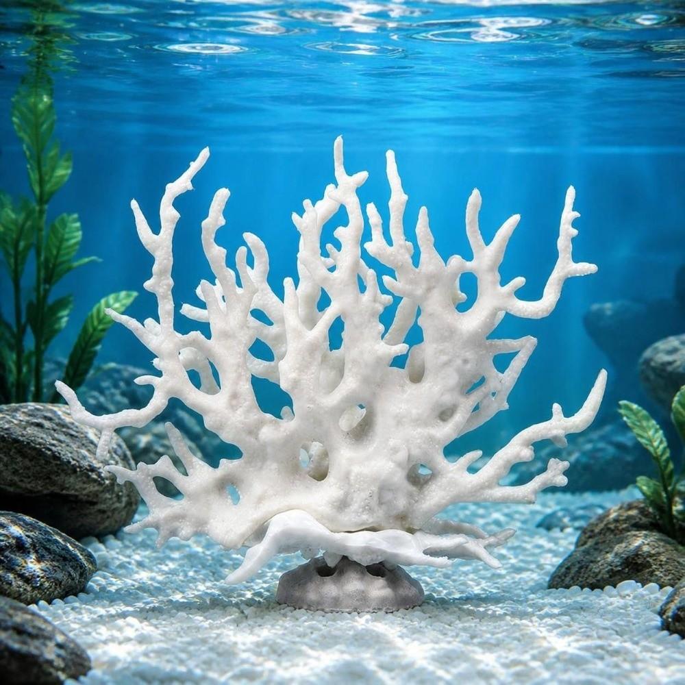 Plastic Artificial Coral Ornament Lifelike Fish Tank Decoration Home Decoration