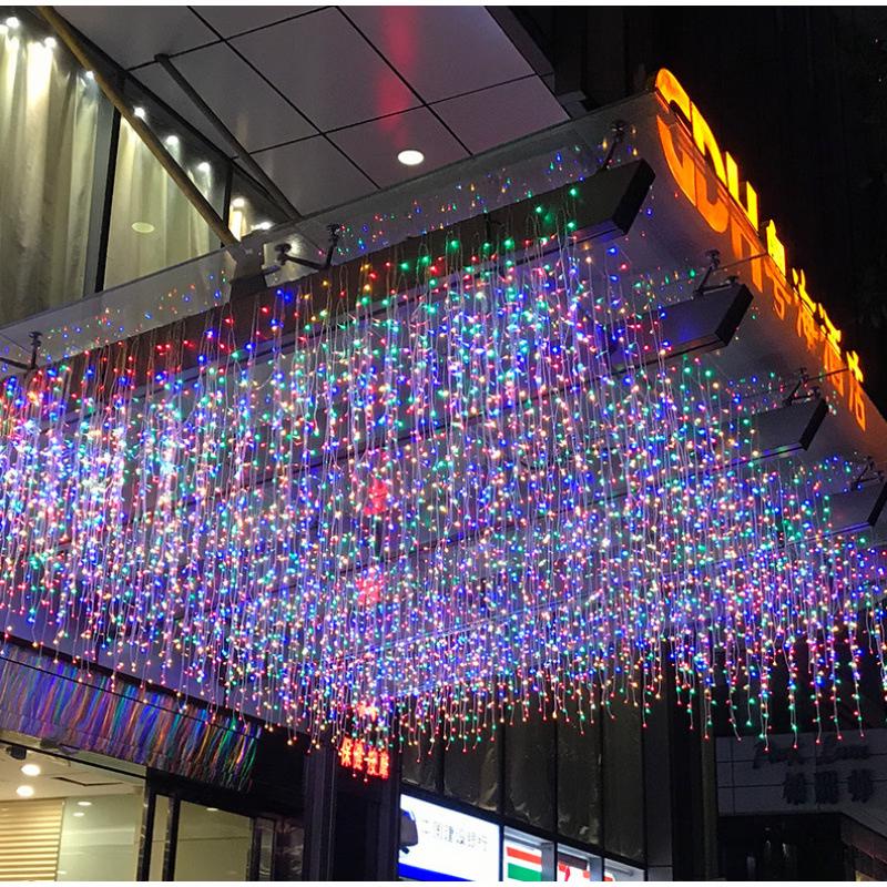 Outdoor LED Icicle Waterfall Light