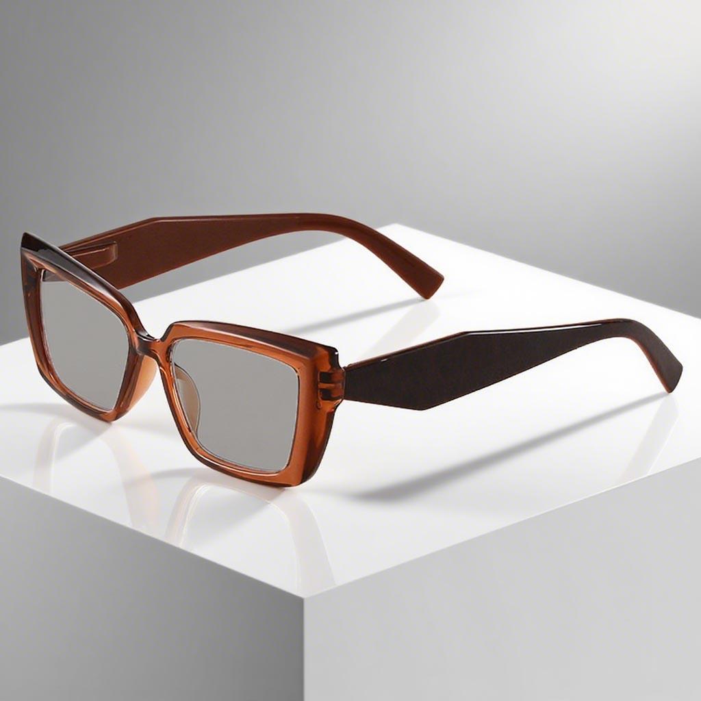 Reading Sunglasses for Women Men Vintage Vintage Square Presbyopia Sunglasses Anti UV Protection Eyeglasses Male Sunglasses +2.0
