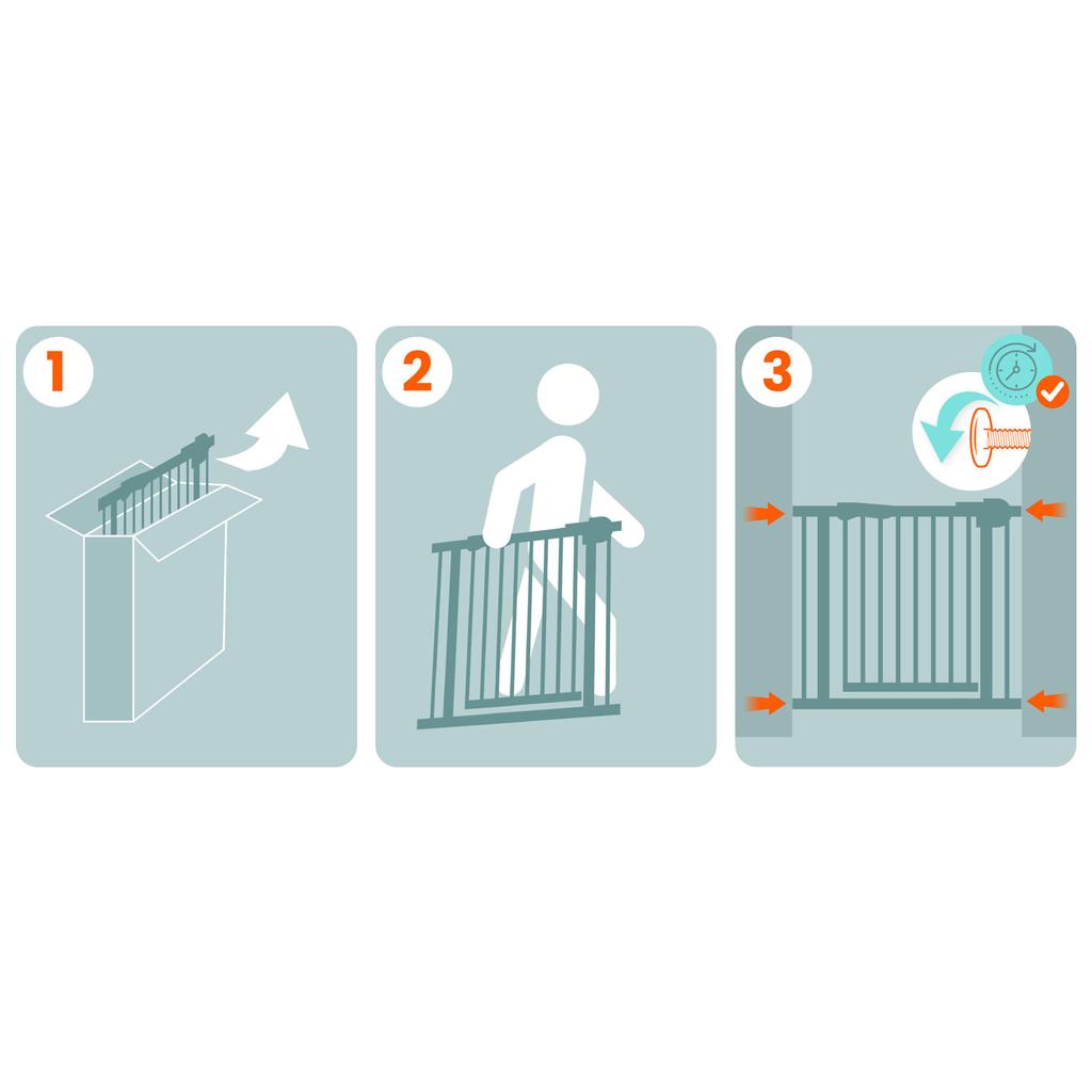 Security Gate Barrier Nukido 718301