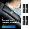 Car Seat Belt Cover Carbon Fiber Sewing Safety Belt Shoulder Pad For MG RX5 RX8 350 550 6 3 5 7 ZR ZS HS GS GT Hector XSG4
