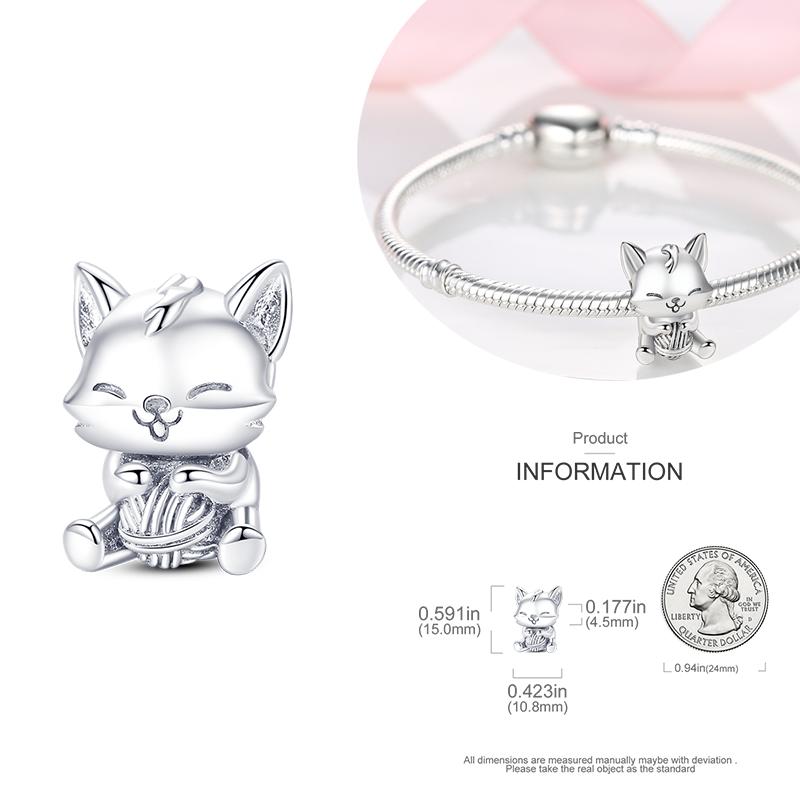 Charms Copper Beads For Women Fit Original Bracelet Animals Diy Pendants Jewelry