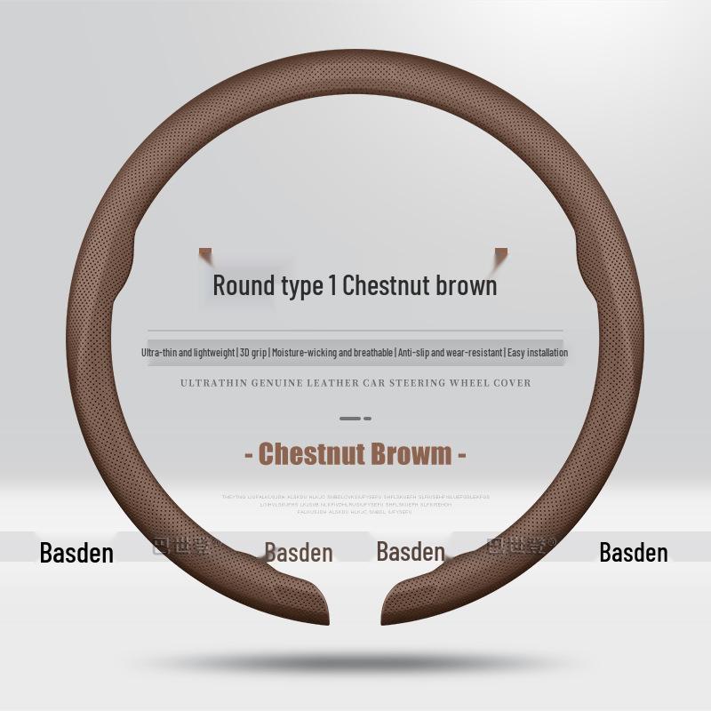 MG6 Genuine Leather Steering Wheel Cover for MG7 MG6 MG4EV MG5 ZS Scorpio