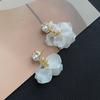 Dongdaemun Tulip Petal Earrings Premium Butterfly Flower Stud Earrings Sweet Small Fresh Flower Earrings