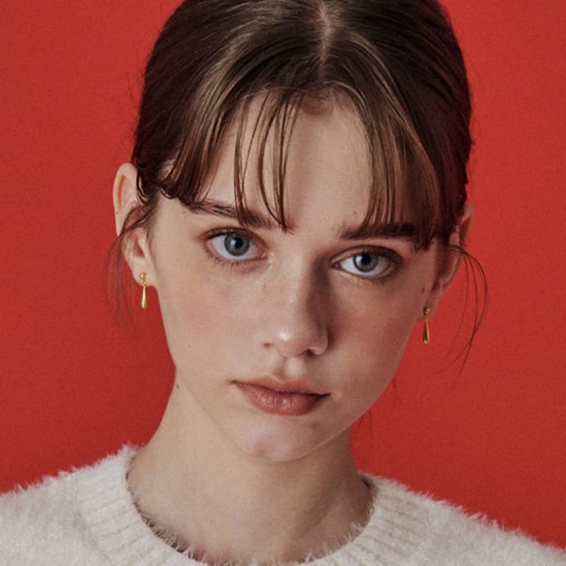 Etrive Mini Drop Earrings_Gold