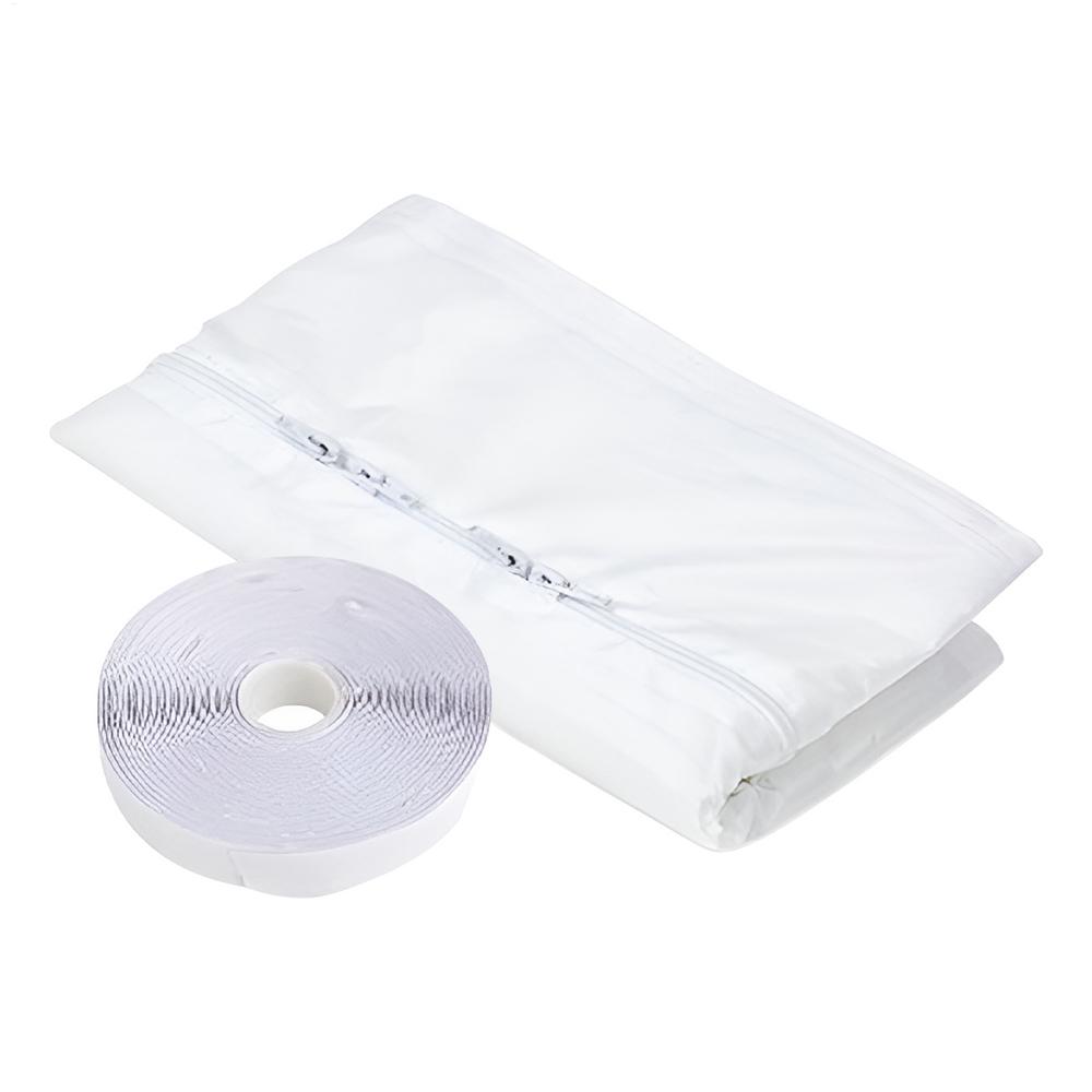 

Комплект для герметизации окна кондиционера Портативный эффект герметизации Комплект для оконной вентиляции Водонепроницаемая защита от горячего воздуха Поддерживает прохладу в доме белый