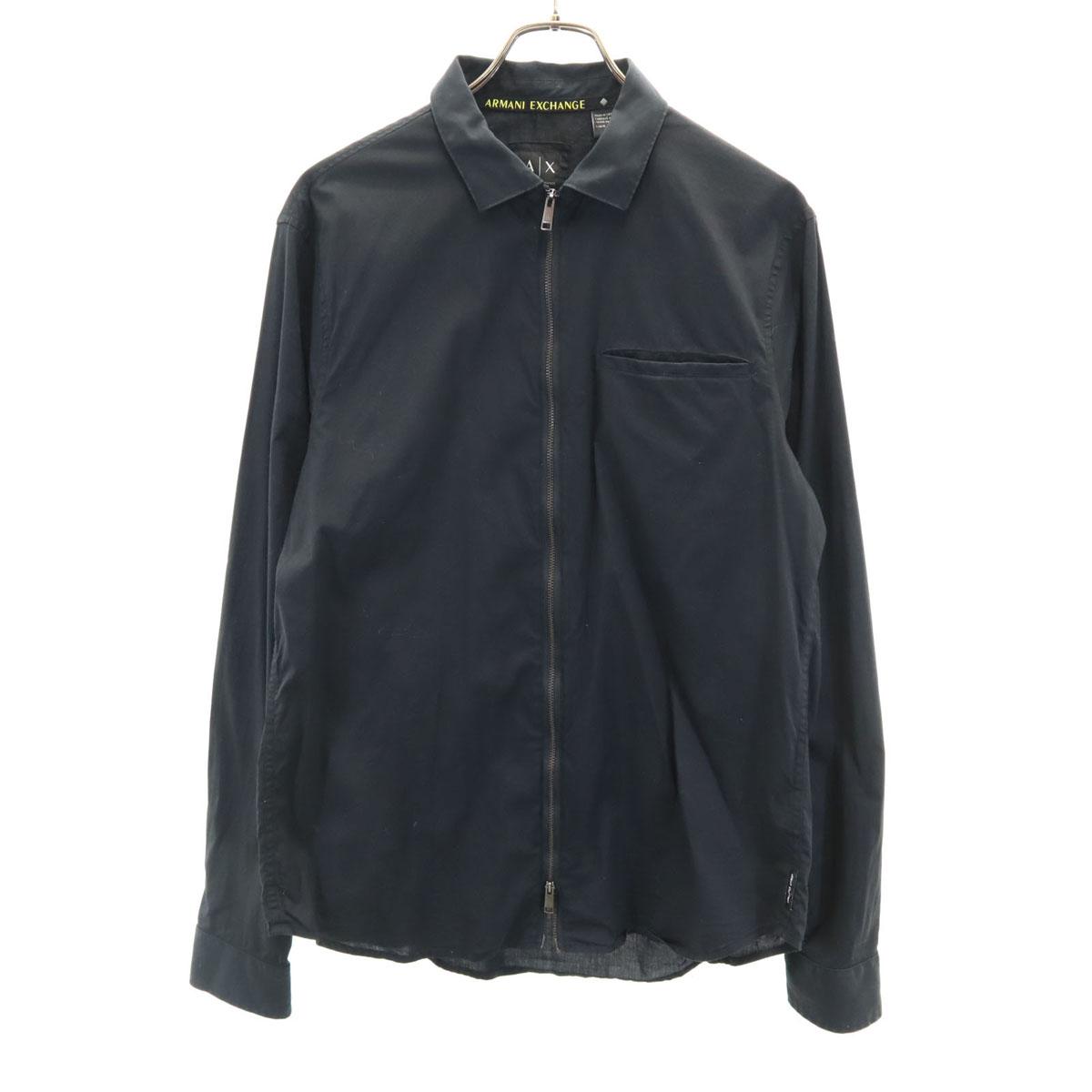 

ARMANI EXCHANGE Хлопковая куртка L черная Мужская Б/У