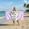 Cartoon Boykisser SillyCat Towel Soft Pool Gift For Travel Gym Shower Camping Quick Dry Sports Beach Towel
