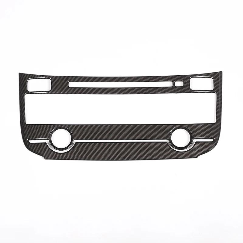 

For Jaguar XE XF XFL F-PACE F pace 2016 2017 2018 Car Carbon Fiber Air Conditioning Center Mode Button Frame Trim Accessories